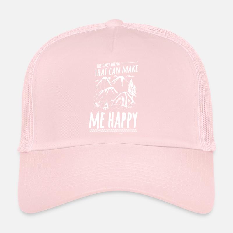 cool camping slogan for campers Trucker Cap