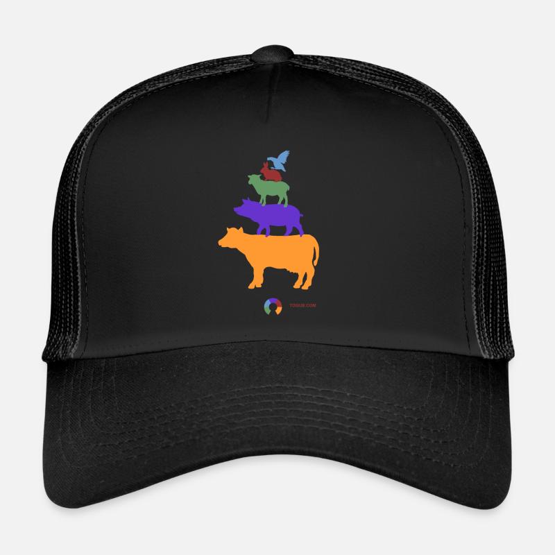 Pyramide ANIMALs Farm - Trucker Cap - Schwarz/Schwarz