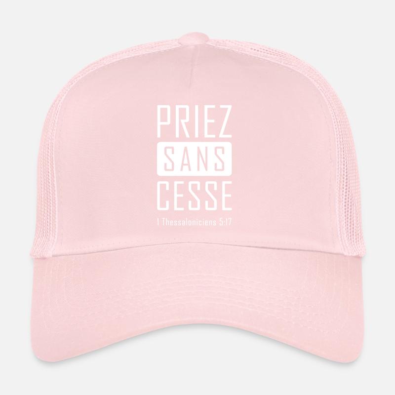 verset (version blanc) Casquette trucker 