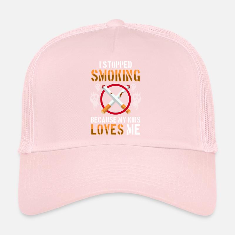 Non-smoking Smoking Health Trucker Cap