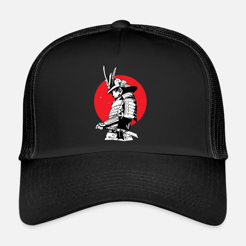 Kitsune - Trucker Cap - Schwarz/Schwarz