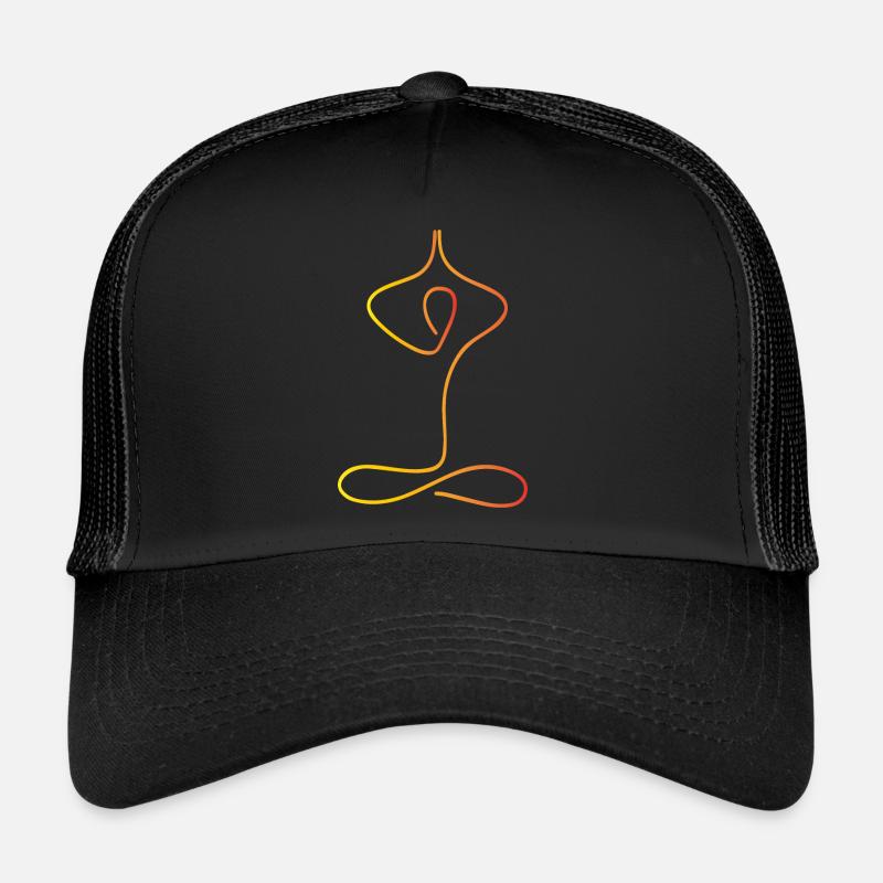 Namaste - Trucker Cap - black/black
