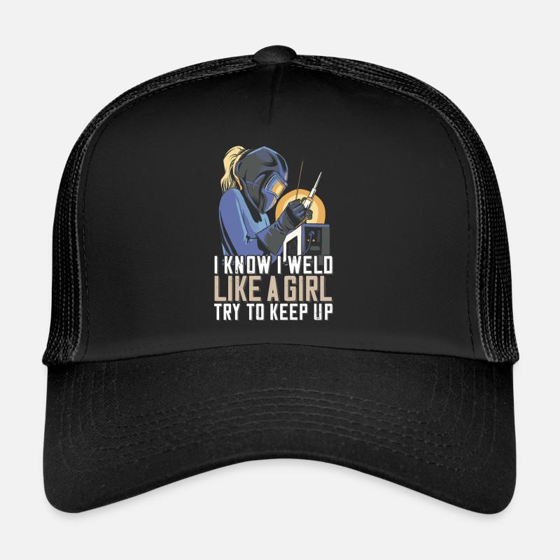 Welder Mama for welders and Trucker Cap