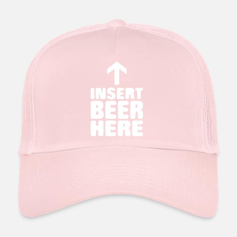 Bier Wein Whiskey Schnaps Alkohol Trucker Cap