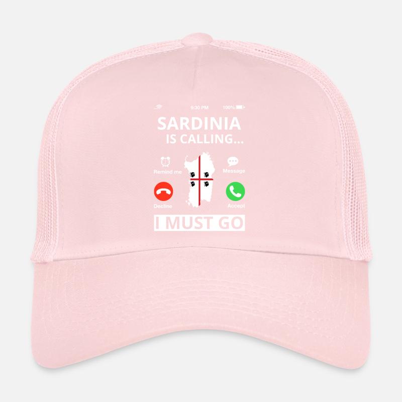 Drapeau de la Sardaigne Drapeau sarde Drapeau de la Sardaigne Casquette trucker 