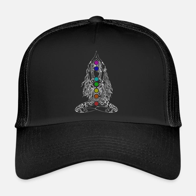 Chakra - Trucker Cap - Schwarz/Schwarz