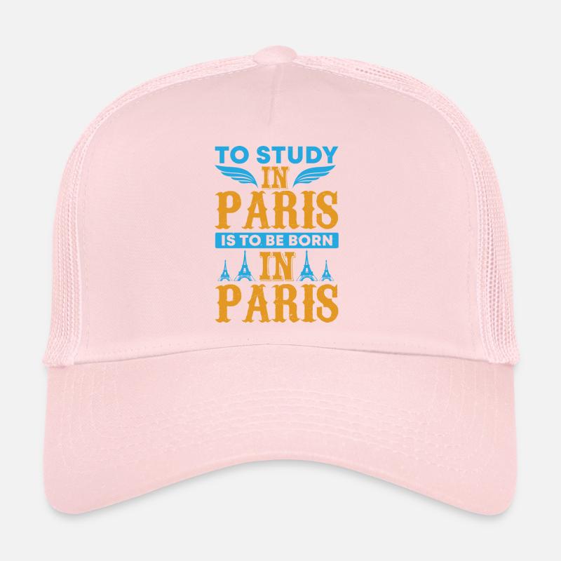 ÉTUDIER À PARIS, C’EST NAÎTRE À PARIS Casquette trucker 