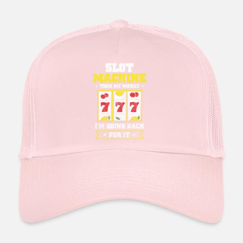 Glücksspiel Automat Glücksschiene Symbole Trucker Cap