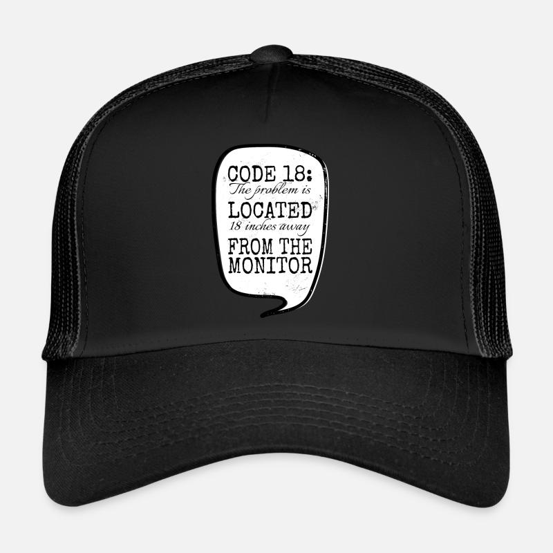 Informatique Cool Coding Fingers Hacking Blagues Casquette trucker 