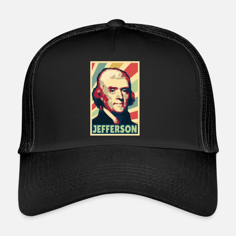 Thomas Jefferson Vintage Farben Trucker Cap