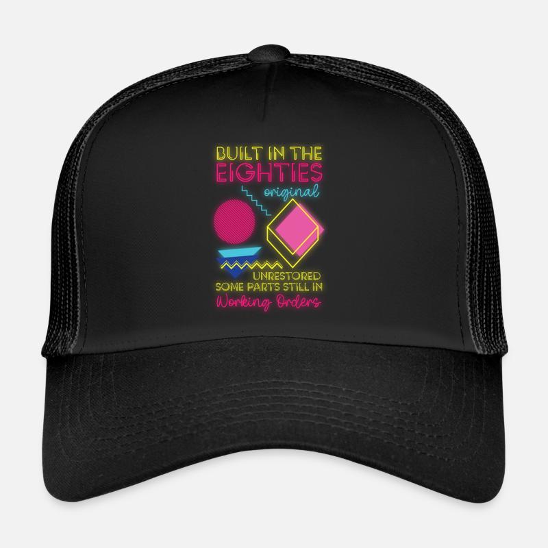 80s Old School Theme Party Eighties Trucker Cap