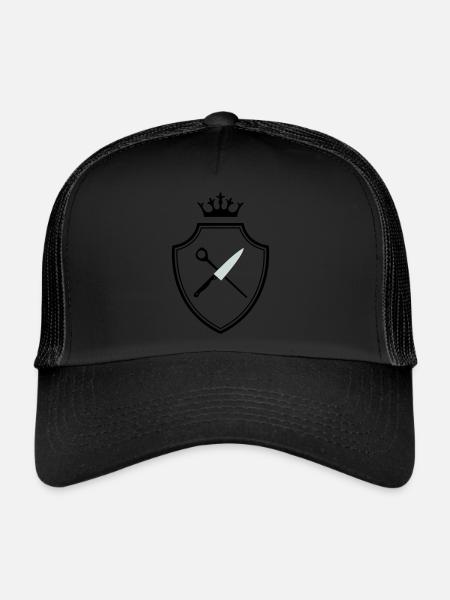 Koch Symbol - Trucker Cap - black/black - Front