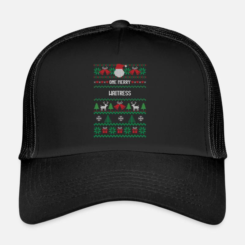 Une serveuse joyeuse Casquette trucker 
