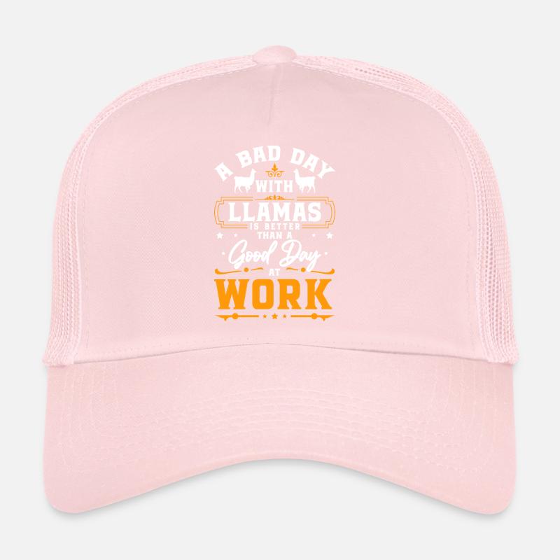 Llama Lasttier Fell Anden Trucker Cap