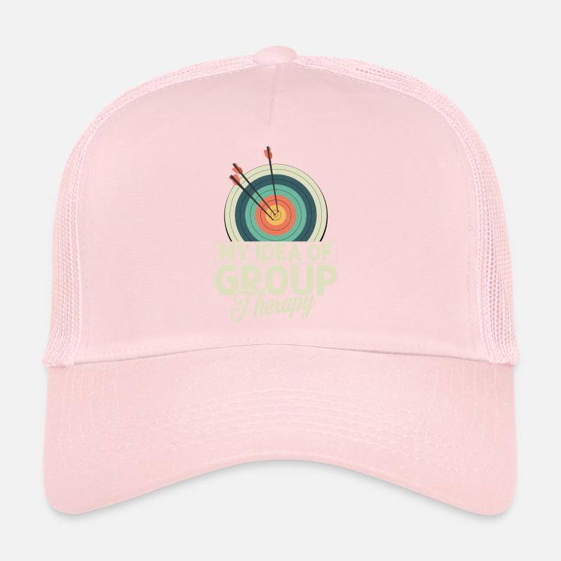Mon idée de thérapie de groupe Tir à l’arc Target Bow & Arro Casquette trucker 