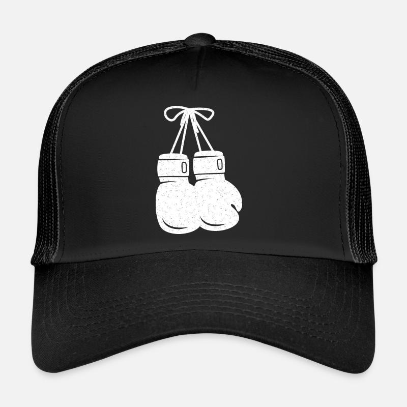 Boxing gloves white Trucker Cap