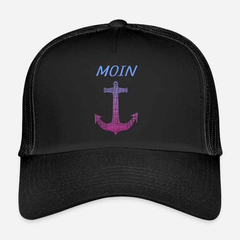 Moin - Trucker Cap - Schwarz/Schwarz
