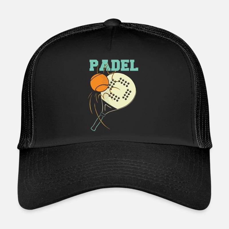 Padel Tennis Paddle Paddle Ball Padel Platform Casquette trucker 