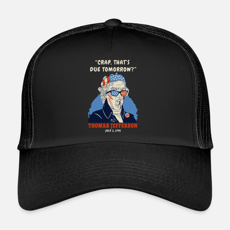 Unabhängigkeitstag Thomas Jefferson 4. Juli Trucker Cap