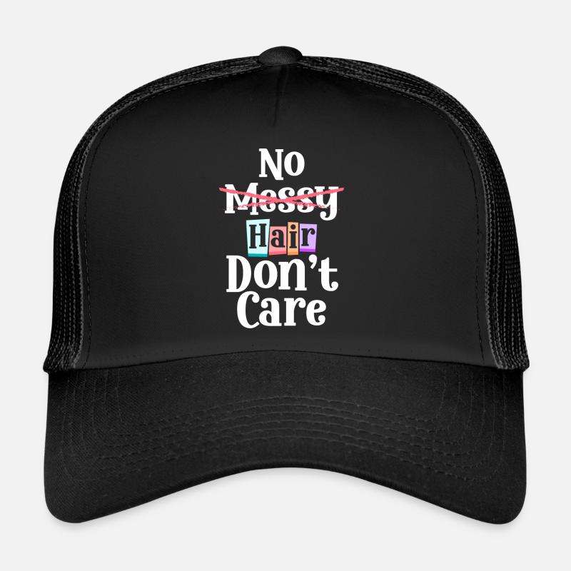 Glatze Platte Haarausfall Bart Trucker Cap