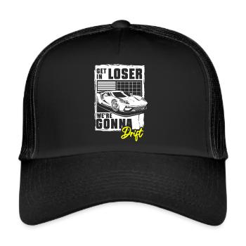 Tournevis transversal Motorsport Donut - Casquette trucker  - noir/noir - Devant
