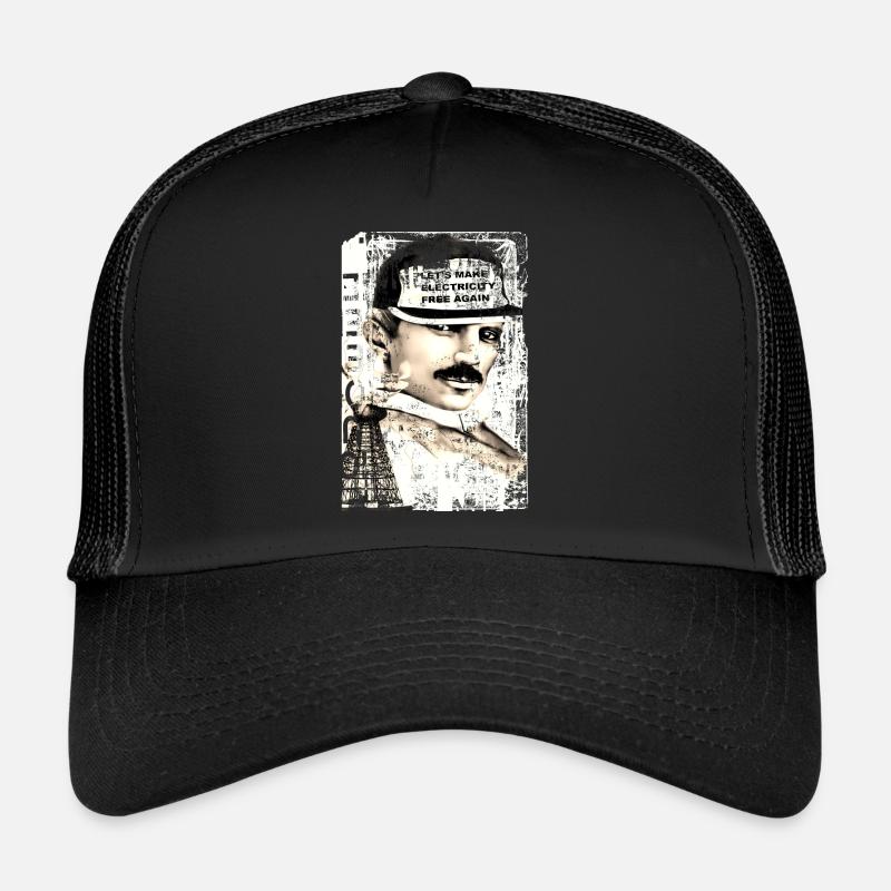 Nikola Inventor Science Electricity Engineer Croat Trucker Cap