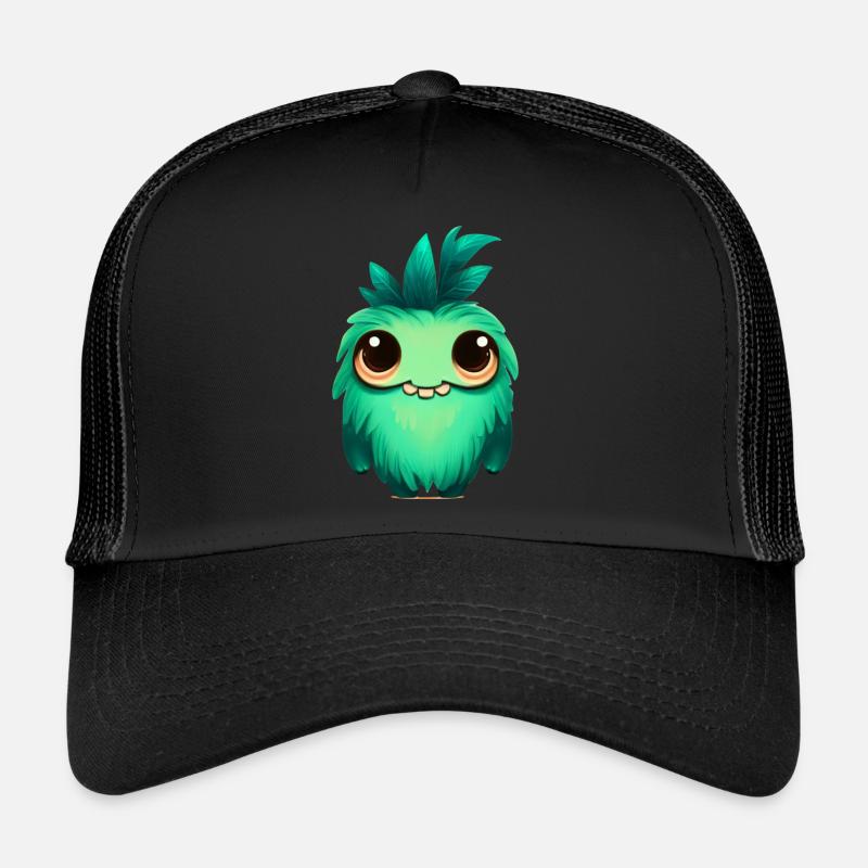 KiddyTikki Franzi - Trucker Cap - Schwarz/Schwarz