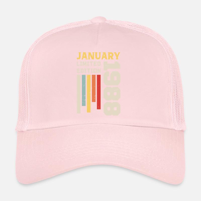 Januar 1988 - Januar 1988 Geburtstagsgeschenk Trucker Cap