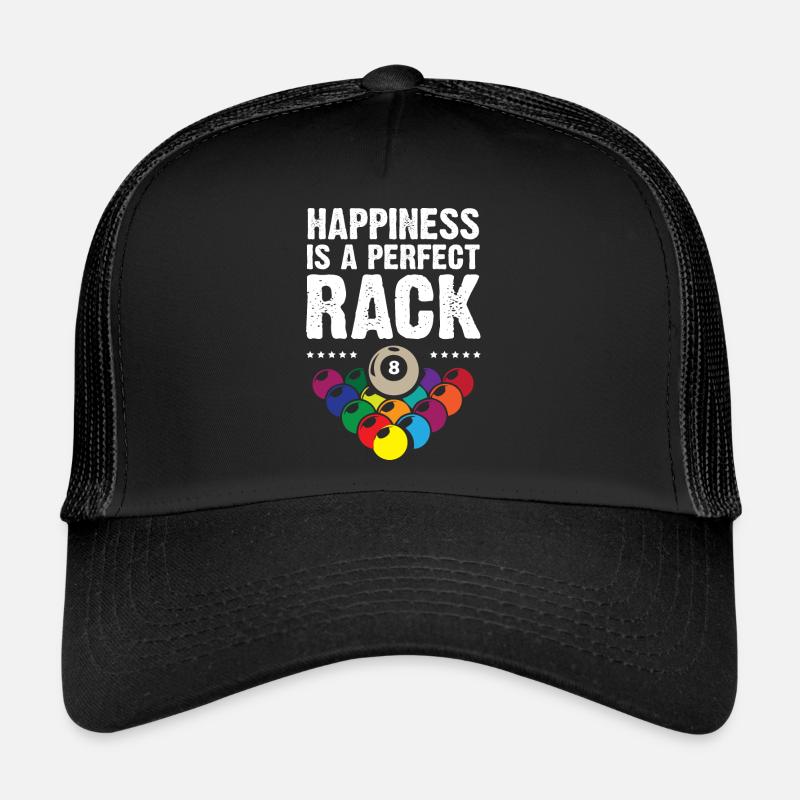 Le bonheur est un billard parfait Casquette trucker 