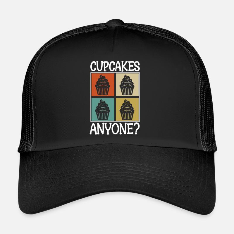 Retro Baking Pastry Chef Cool Cupcakes Anyone Trucker Cap
