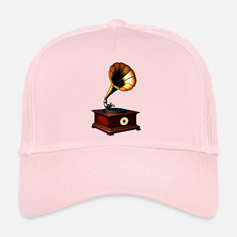 Son phénoménal de gramophone ancien Casquette trucker 