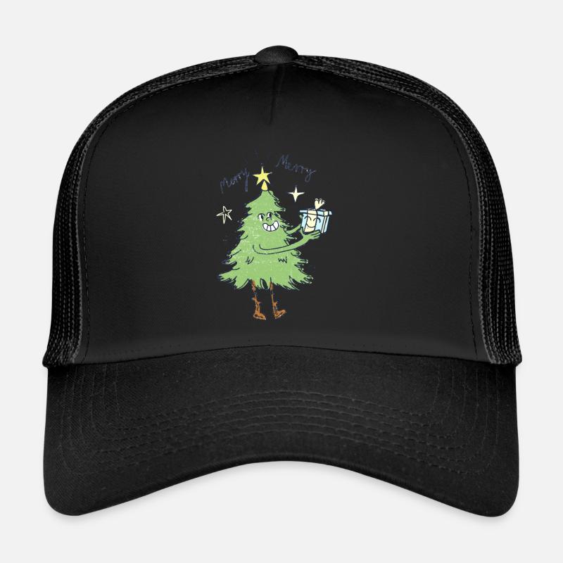 Christmas tree - Trucker Cap - black/black