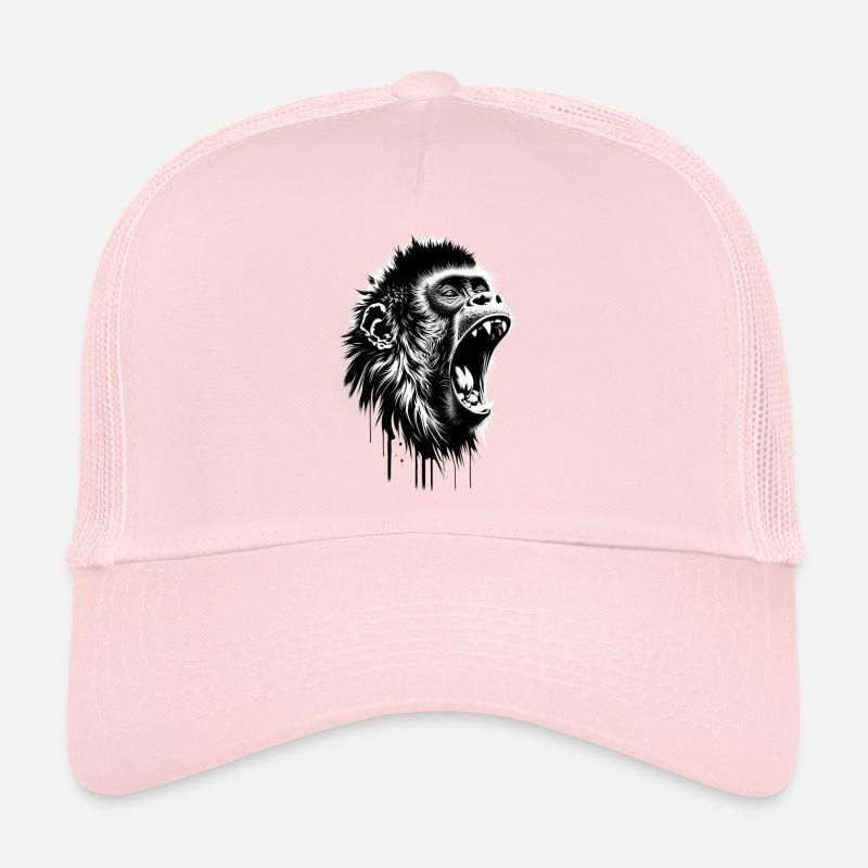 Chanter et danser le singe Casquette trucker 