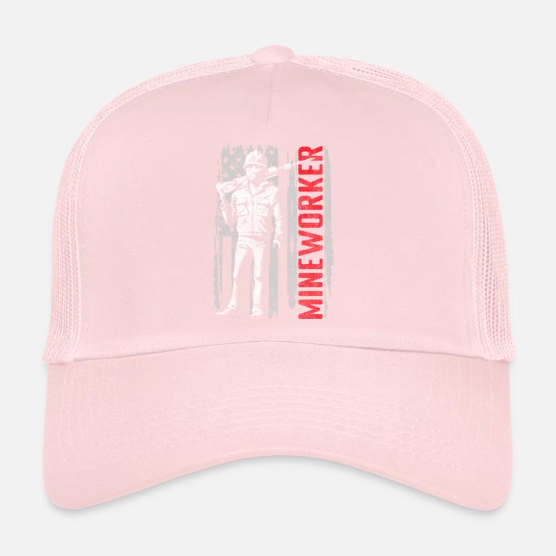 Ressources minérales de puits minier Casquette trucker 