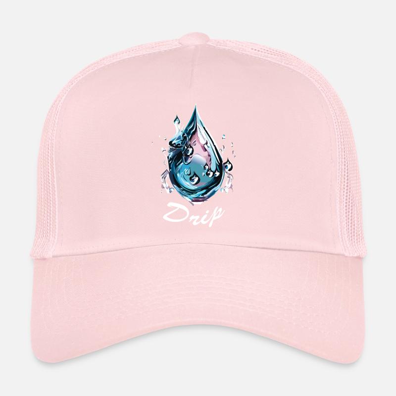 Chrome Water Drop Trucker Cap