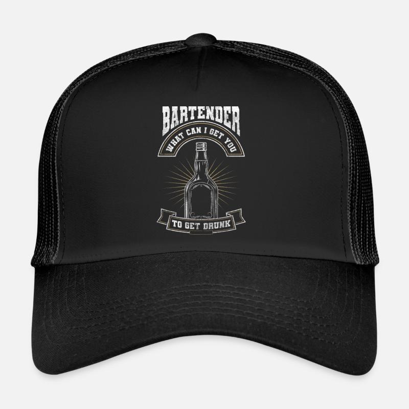 Serveur de bar Mixed Drink Profession Casquette trucker 