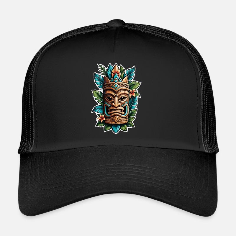 tiki beach - statue polynèsie Casquette trucker 