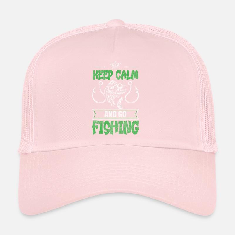 Pêche Perche Bateau Étang Casquette trucker 