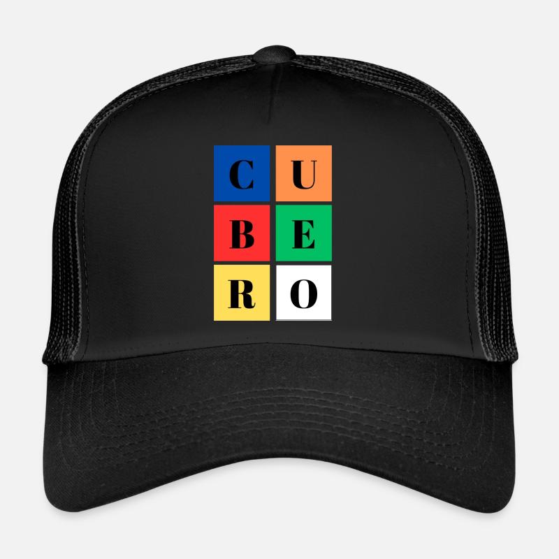 Seau carré Couleurs SpeedCuber Casquette trucker 