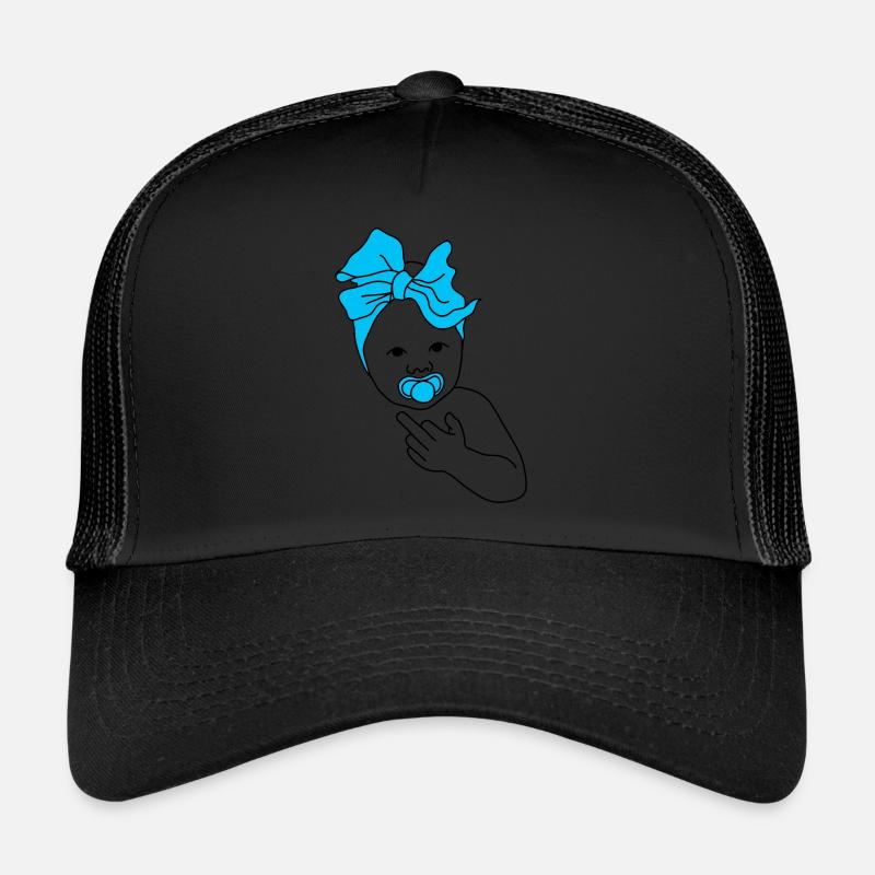 Majeur Bébé Bleu Casquette trucker 