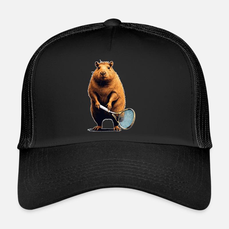 Capybara Tennis Trucker Cap