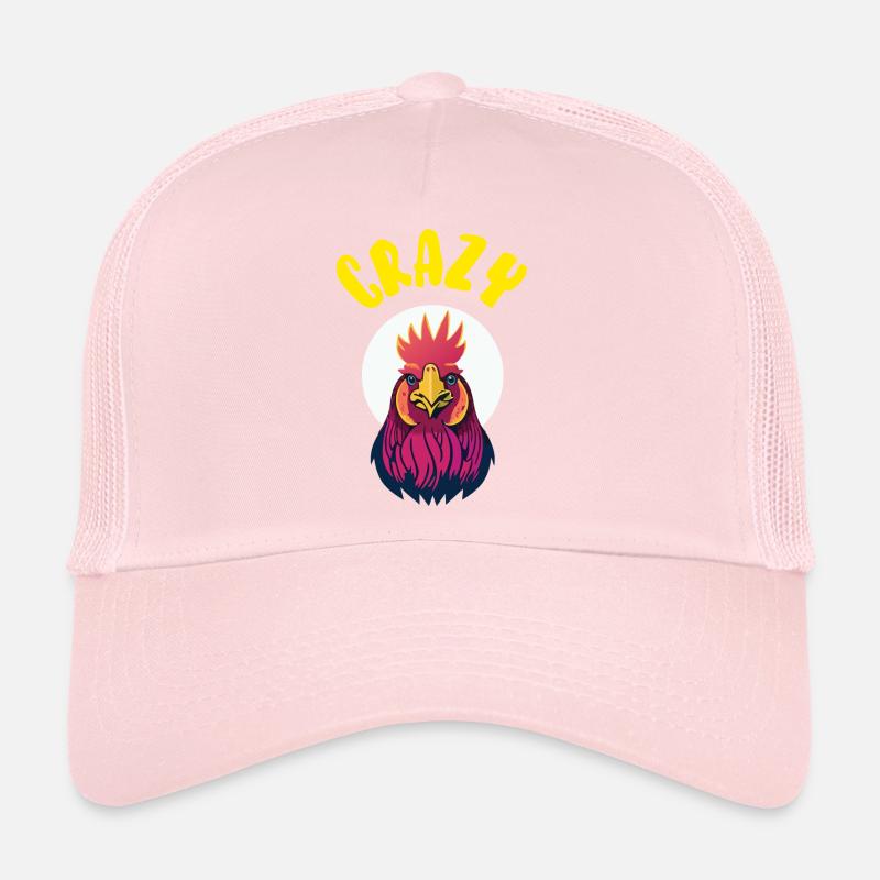 Coq cinglé ! Casquette trucker 