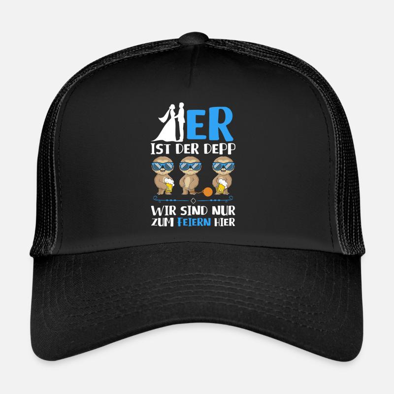 C’est lui l’idiot, on est juste là pour boire Casquette trucker 