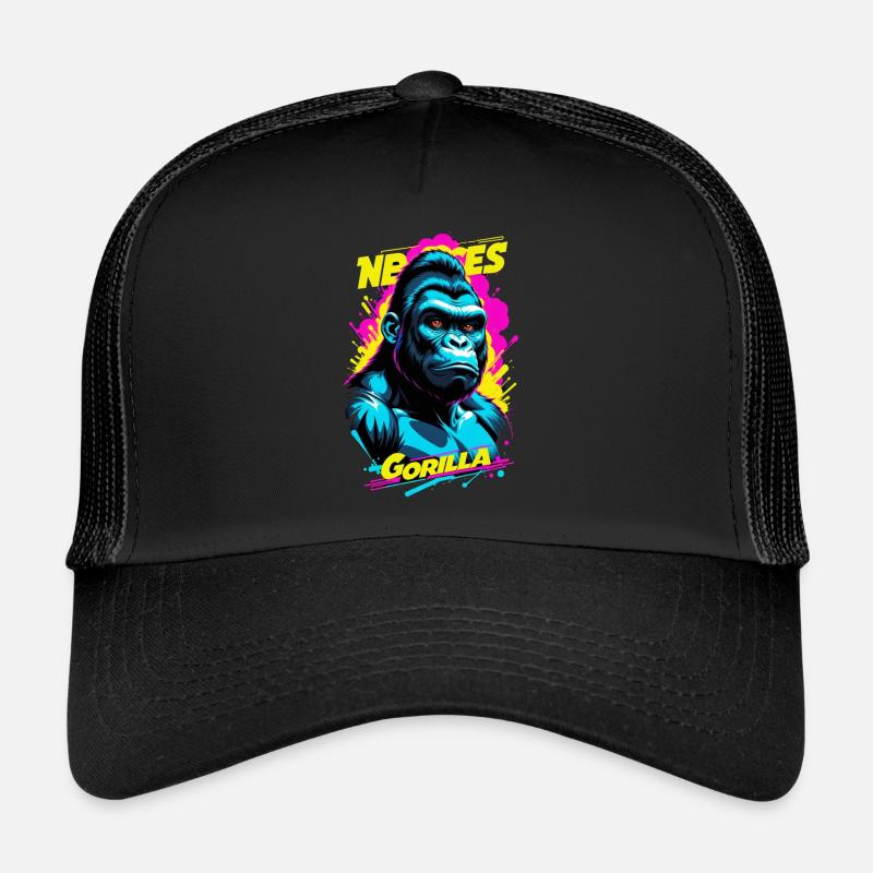 Gorilla mit Goldkette Trucker Cap