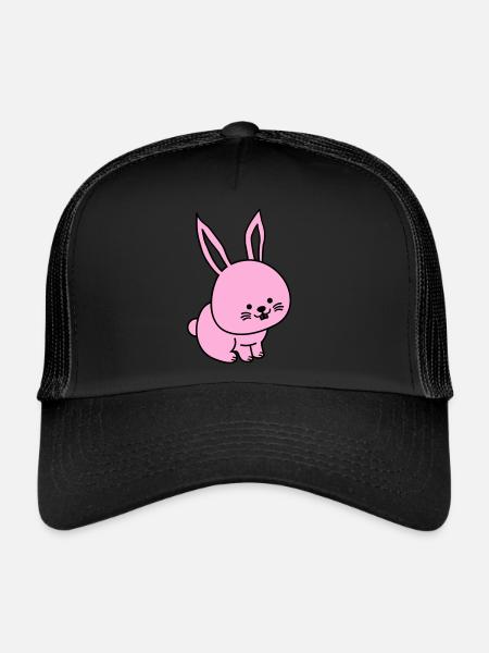 hare - Trucker Cap - black/black - Front