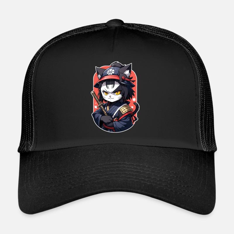 Ninja Katze - Samurai Kätzchen Trucker Cap