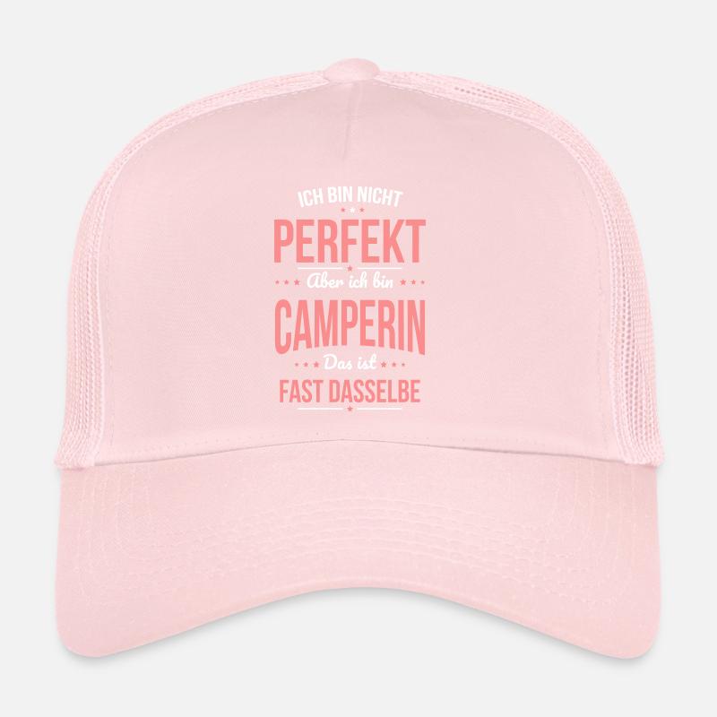 Ich bin nicht perfekt aber ich bin Camperin Trucker Cap