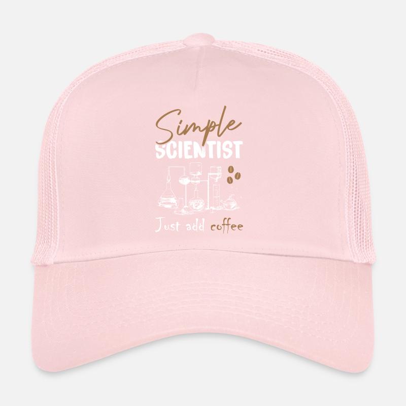 Simple Scientist Just Add Coffee Trucker Cap