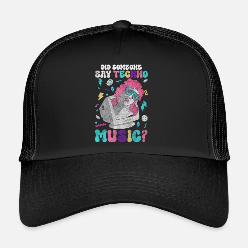 Techno Dubstep Raver Casquette trucker 