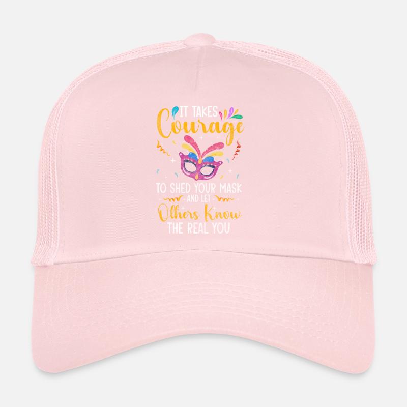 Masquerade Ball Protection Trucker Cap